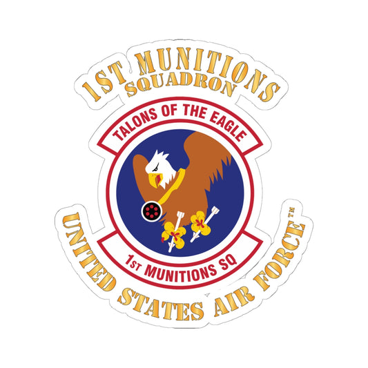 Kiss-Cut Stickers - USAF - 1st Munitions Squadron (ACC)