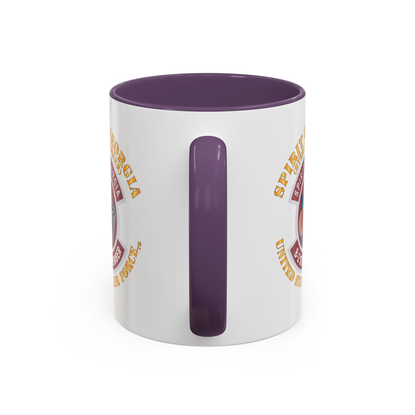 Accent Coffee Mug (11oz & 15oz) - USAF - B2 - Spirit of Georgia - Stealth Bomber X 300