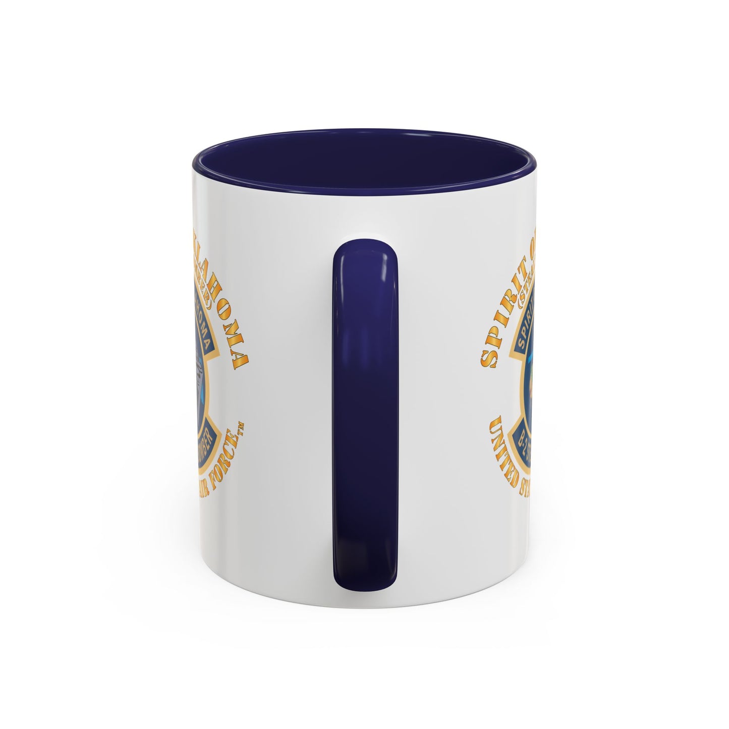 Accent Coffee Mug (11oz & 15oz) - USAF - B2 - Spirit of Oklahoma - Stealth Bomber X 300