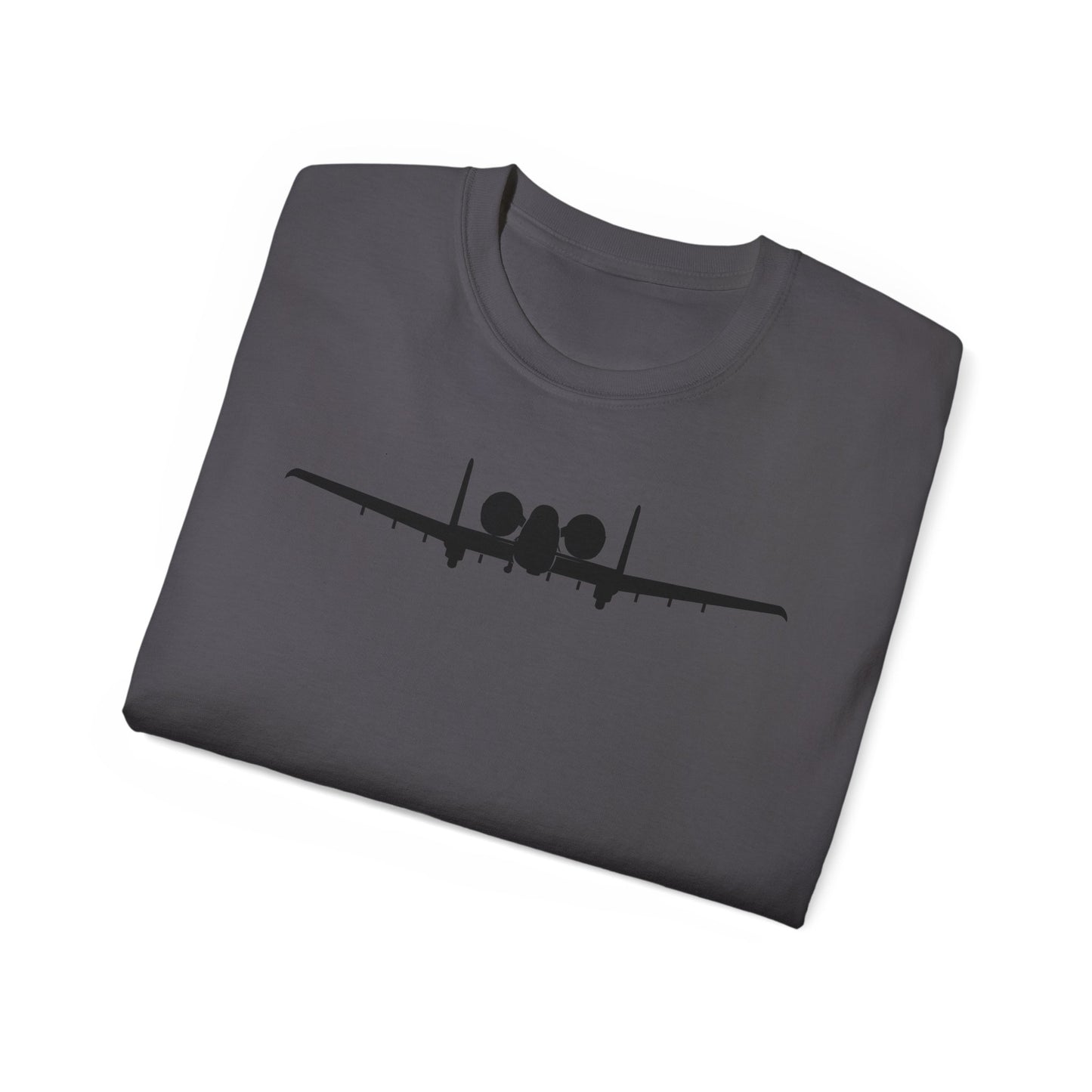 Unisex Ultra Cotton Tee - Aircraft - USAF - A-10 Thunderbolt II - Front - Silhouette X 300