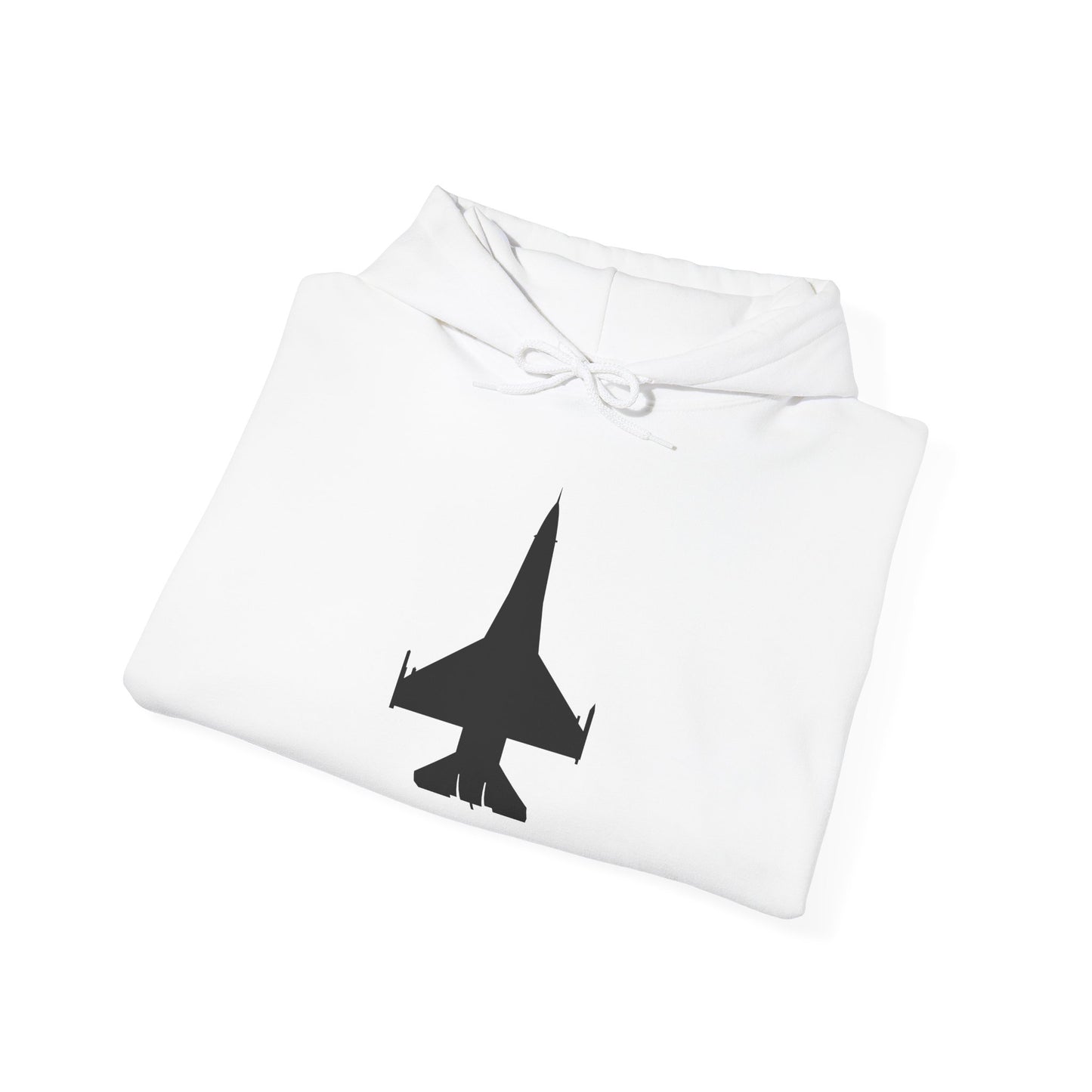 Unisex Heavy Blend Hooded Sweatshirt - Aircraft - F-16 -Top - Black wo Txt X 300