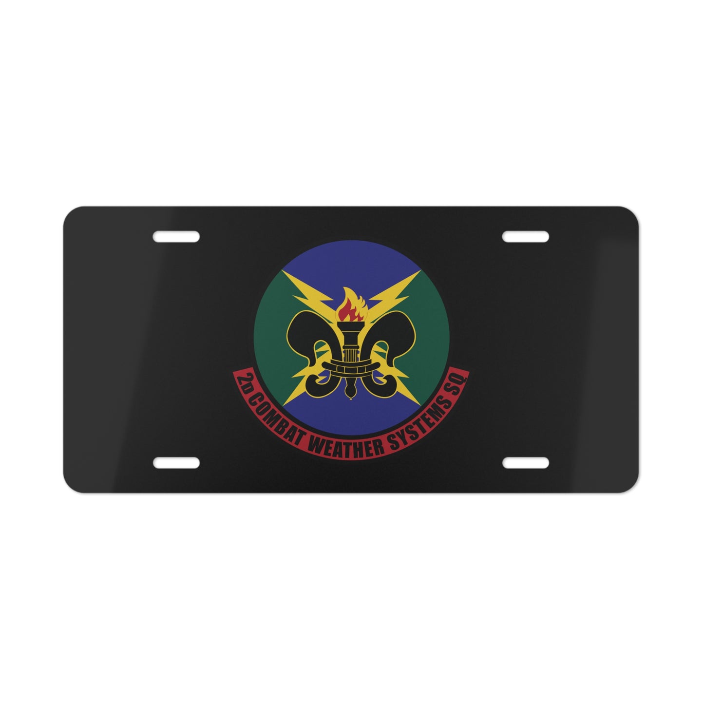License Plate - USAF - 2d Combat Weather Systems Squadron wo txt