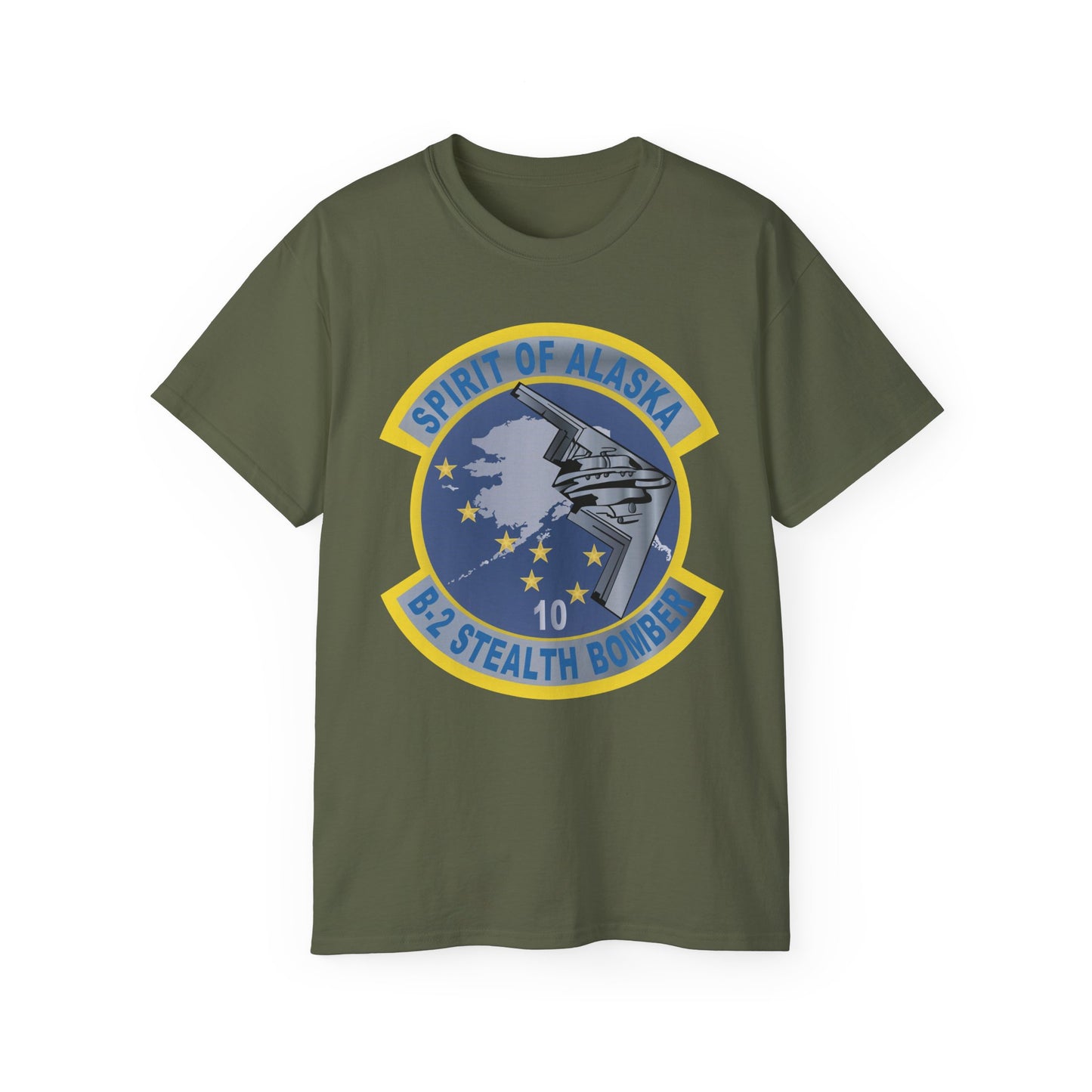 Unisex Ultra Cotton Tee - USAF - B2 - Spirit of Alaska - Stealth Bomber wo txt X 300