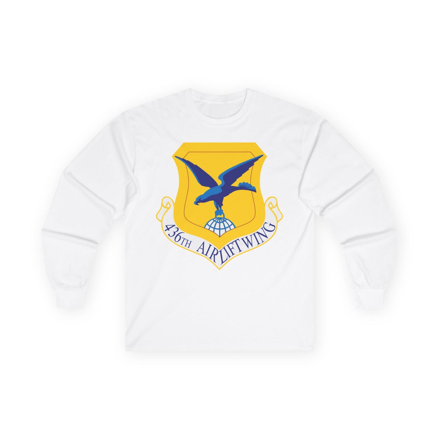 Unisex Ultra Cotton Long Sleeve Tee - USAF - 436th Airlift Wing wo Txt X 300