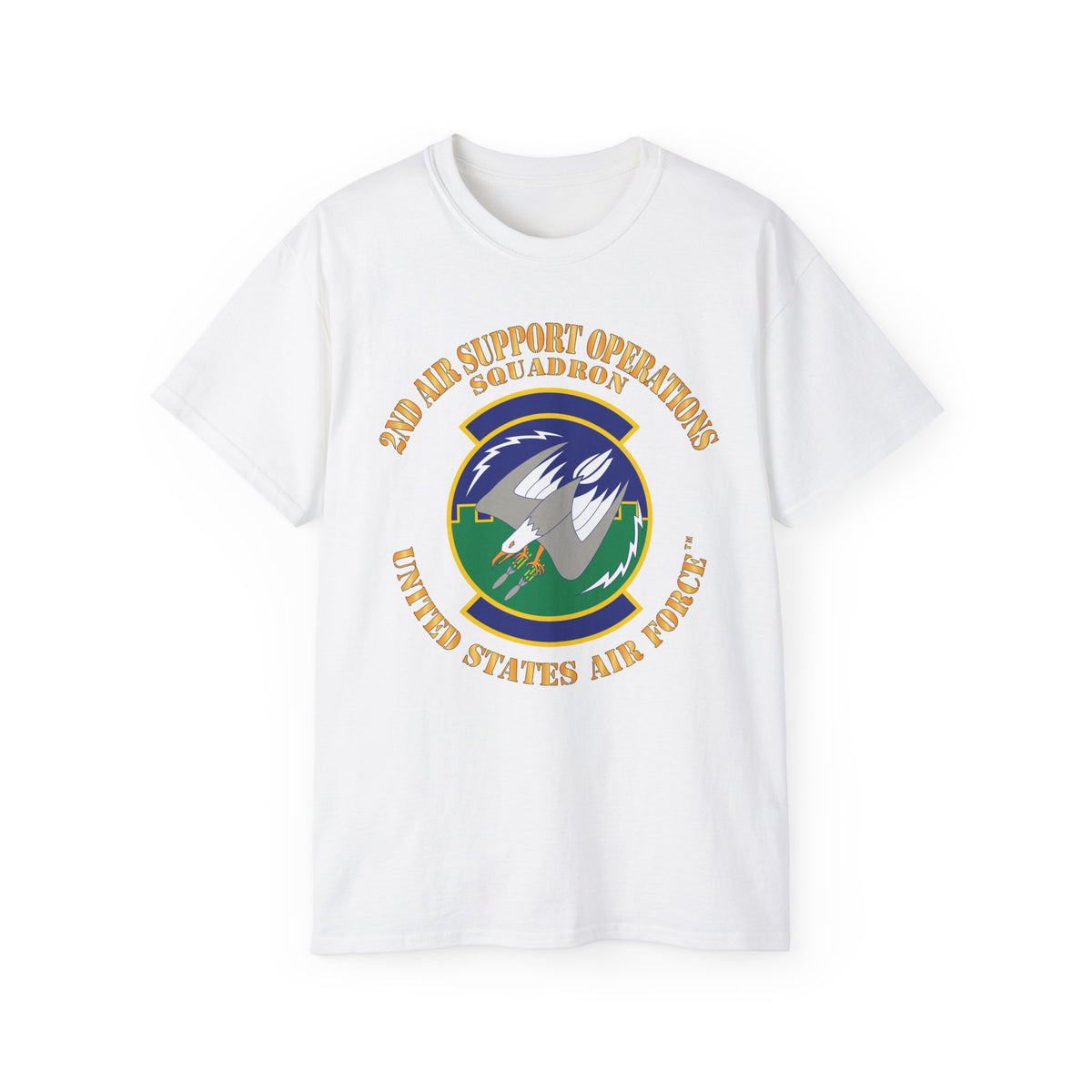 Unisex Ultra Cotton Tee - USAF - 2nd Air Support Operations Squadron
