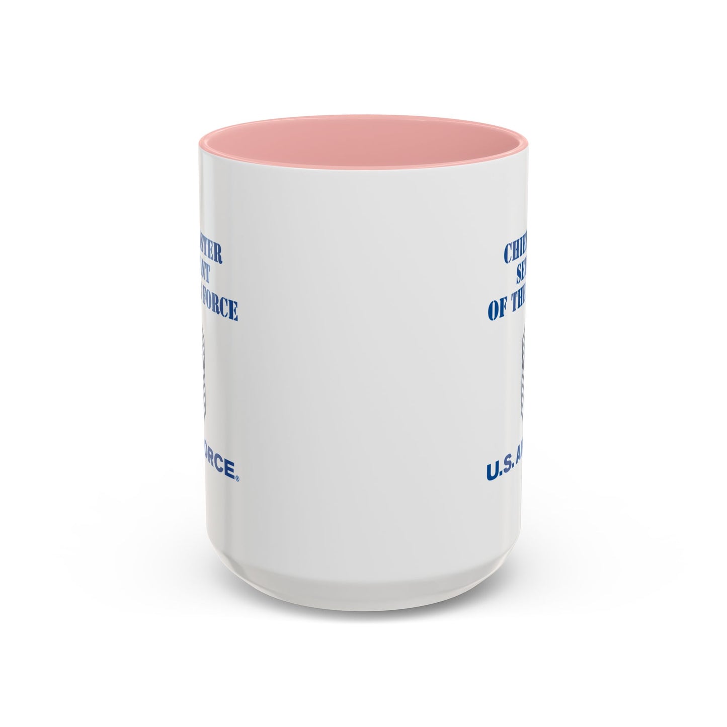 Accent Coffee Mug (11oz & 15oz) - USAF - Chief Master Sergeant of the Air Force (E9d) - US Air Force w Text X 300