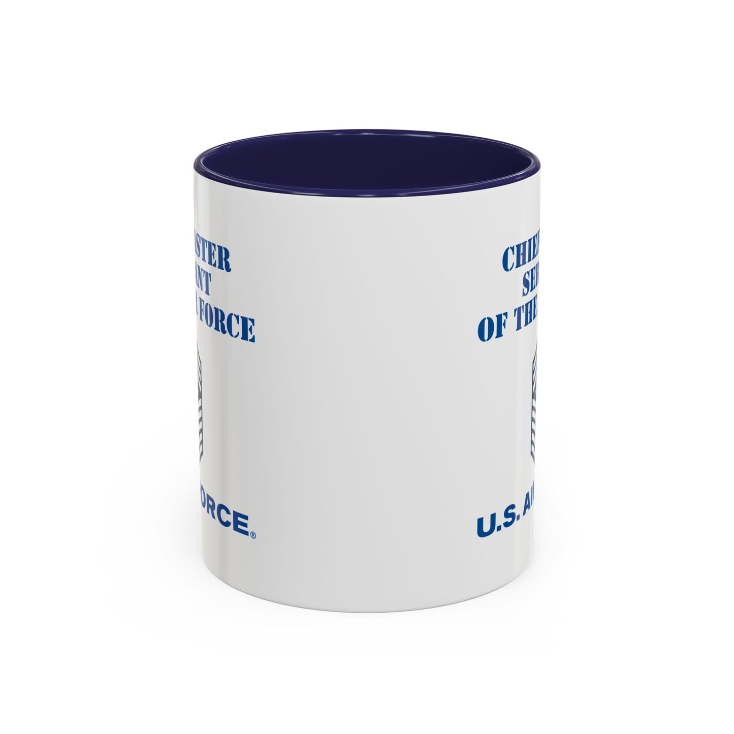 Accent Coffee Mug (11oz & 15oz) - USAF - Chief Master Sergeant of the Air Force (E9d) - US Air Force w Text X 300