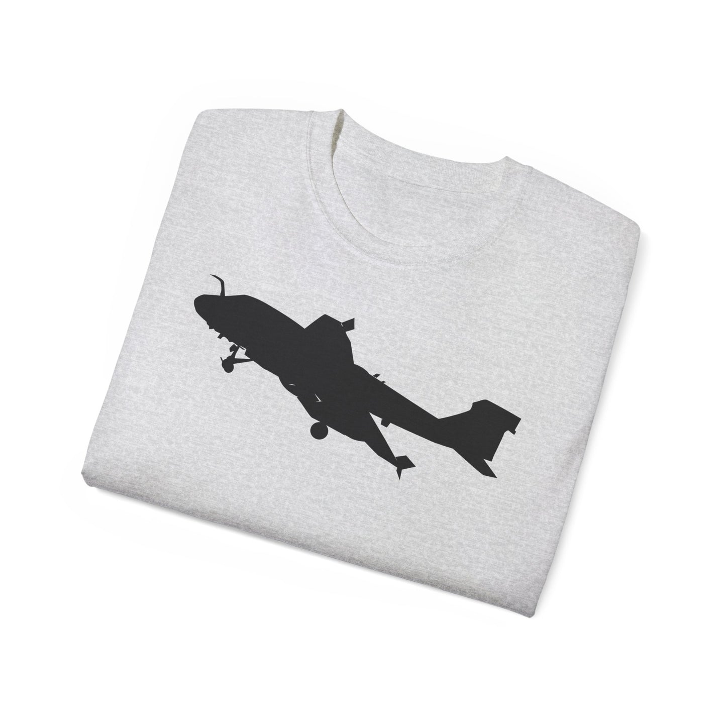 Unisex Ultra Cotton Tee - Aircraft - Navy - A-6A Intruder - Silhouette X 300