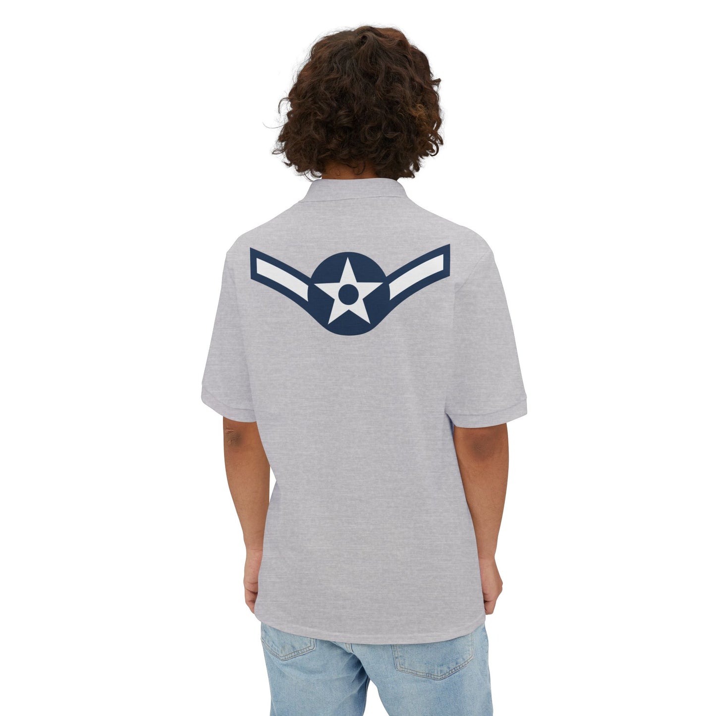 Men's Piqué Polo - USAF - Airman (E2) - 2020