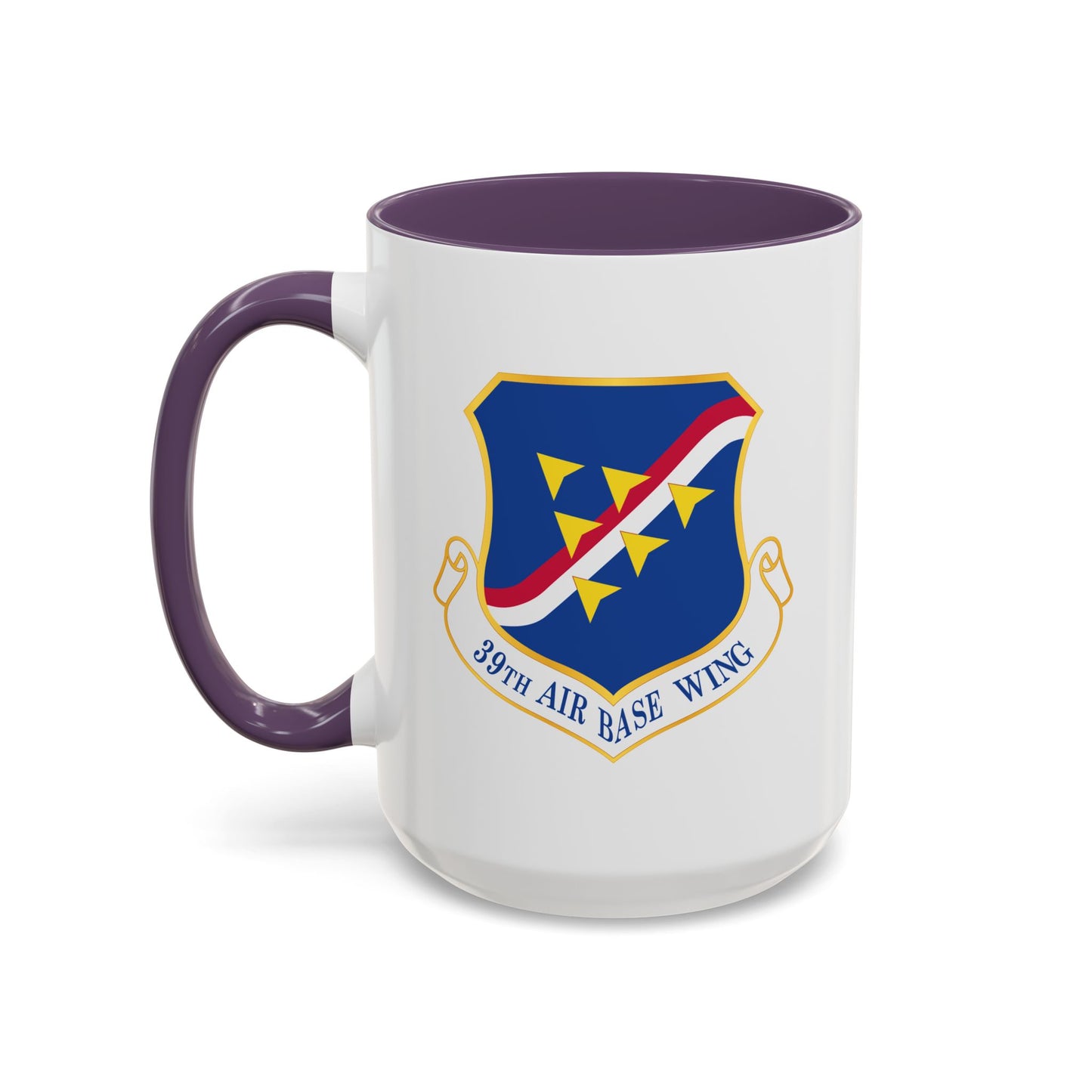 Accent Coffee Mug (11oz & 15oz) - USAF - 39th Airbase Wing wo Txt