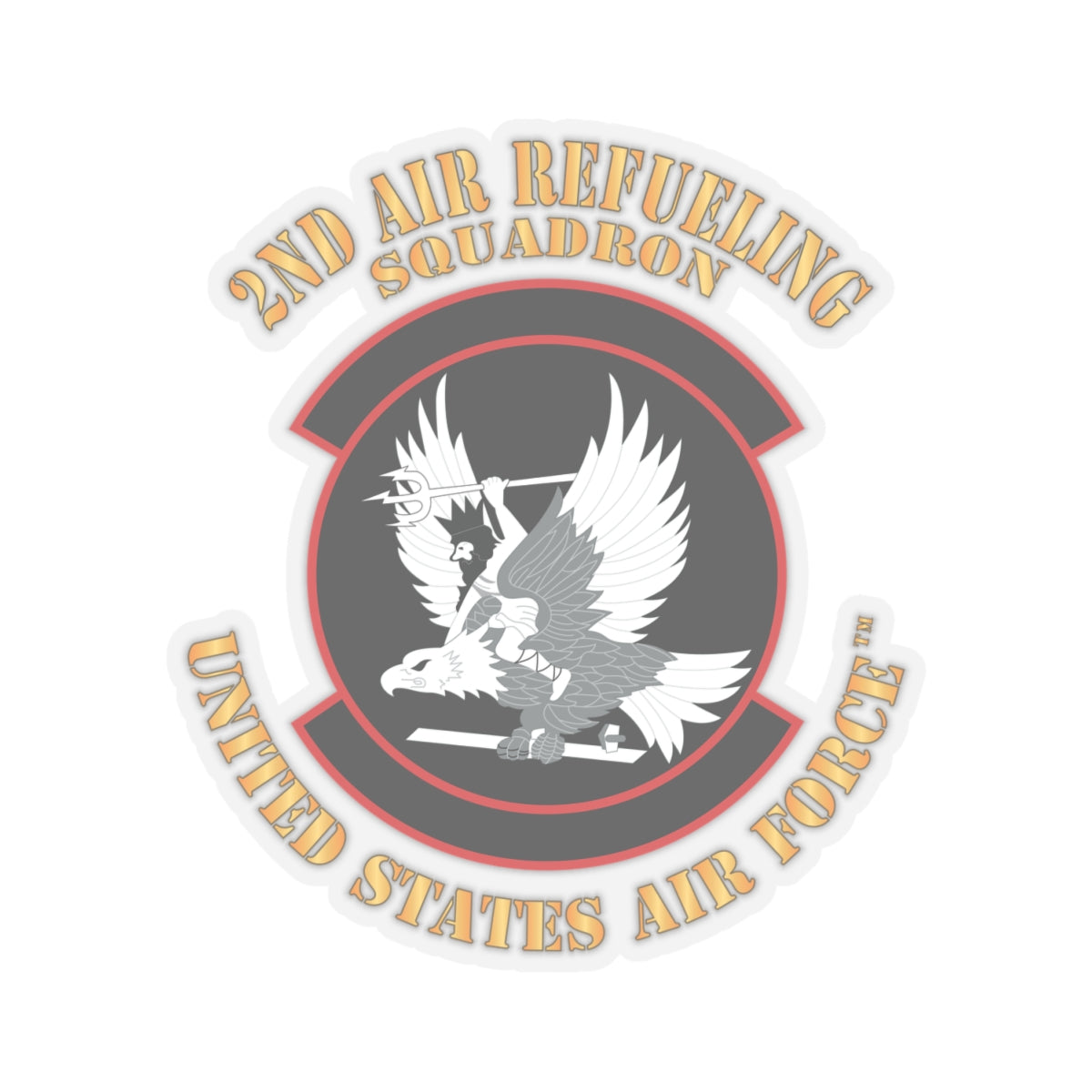 Kiss-Cut Stickers - USAF - 2nd Air Refueling Squadron