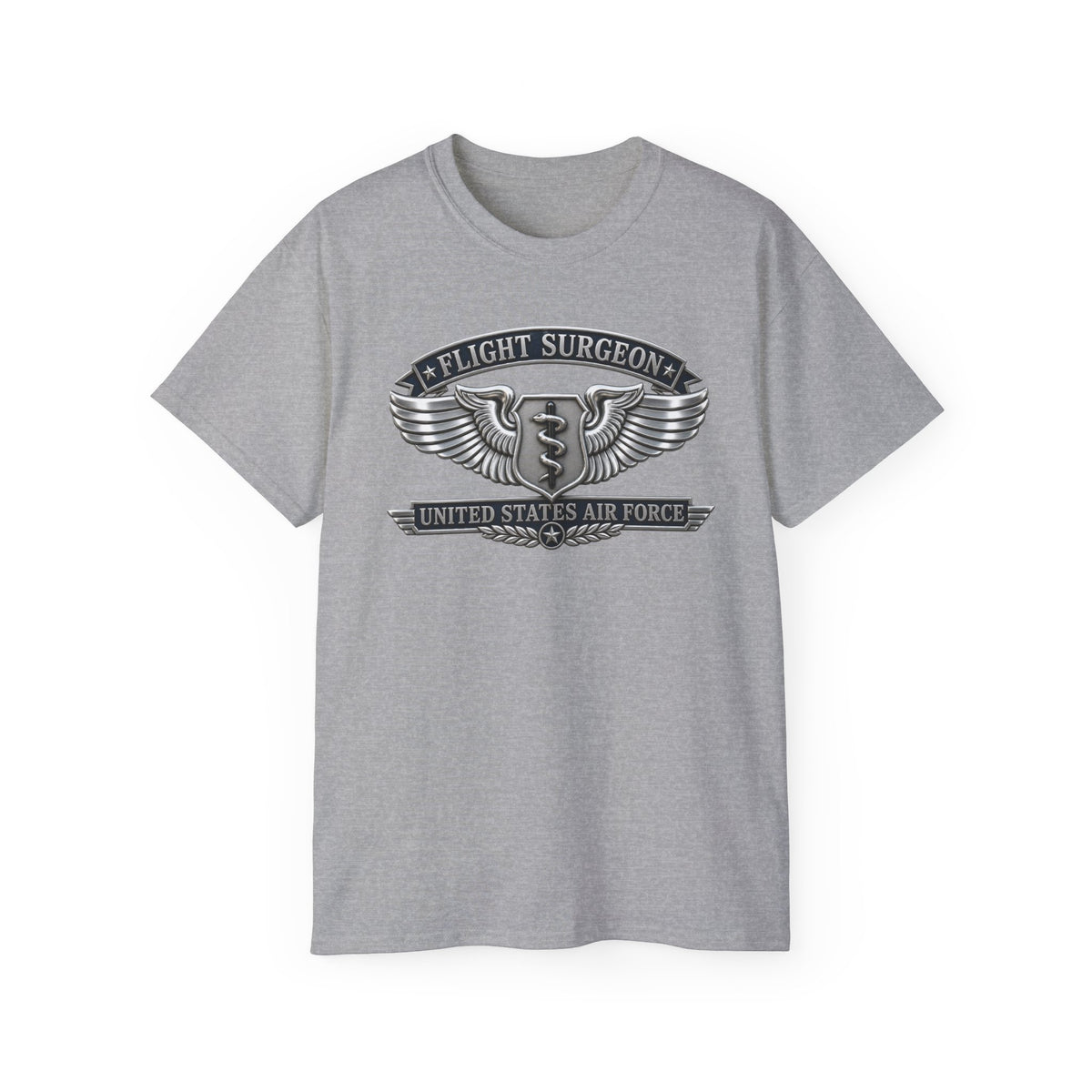 Unisex Ultra Cotton Tee - USAF - Flight Surgeon Badge - United States Air Force - 3D - Enhanced