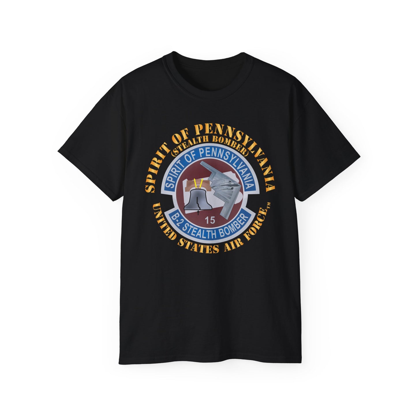 Unisex Ultra Cotton Tee - USAF - B2 - Spirit of Pennsylvania Stealth Bomber X 300