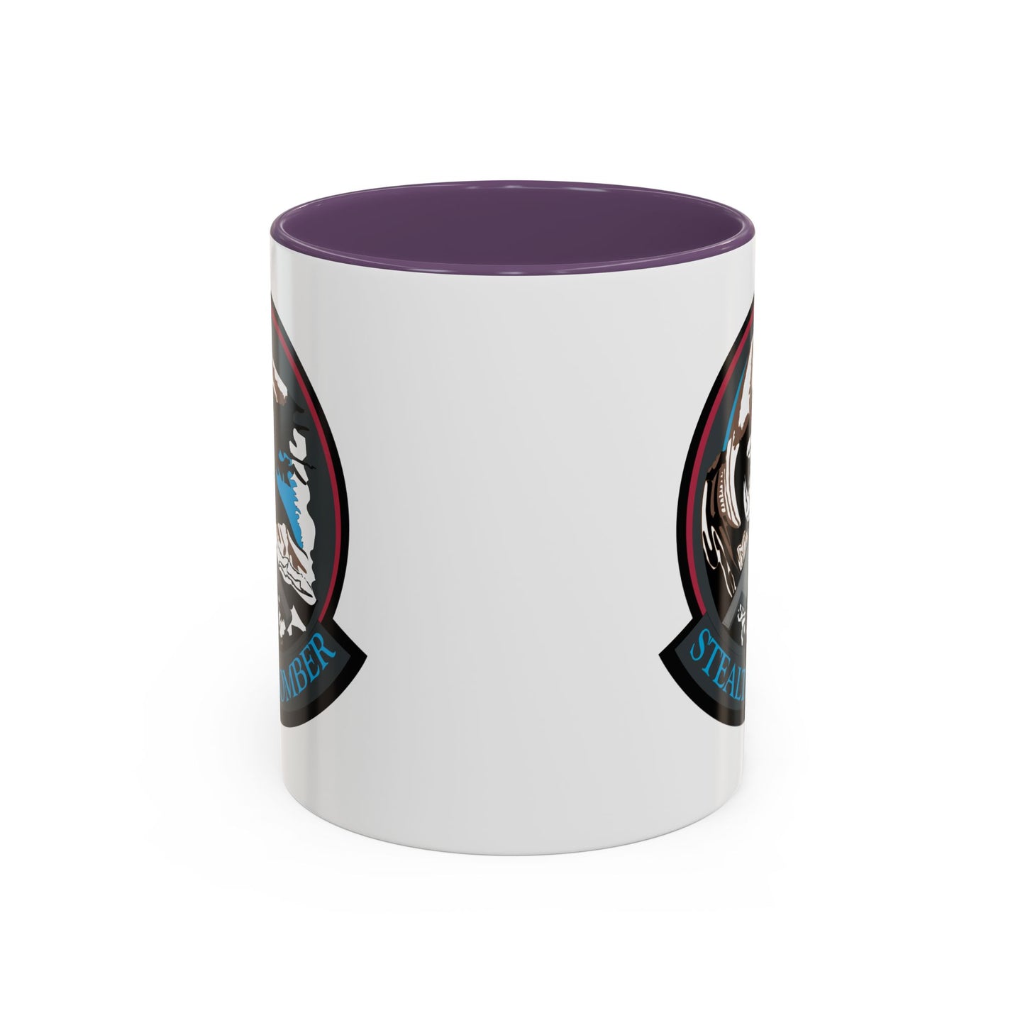 Accent Coffee Mug (11oz & 15oz) - USAF - B2 - Grim Reaper - Stealth Bomber wo txt X 300