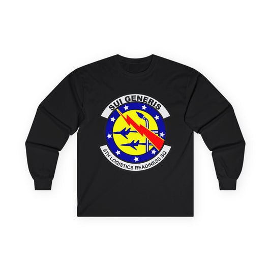 Unisex Ultra Cotton Long Sleeve Tee - USAF - 9th Logistics Readiness Squadron wo txt X 300