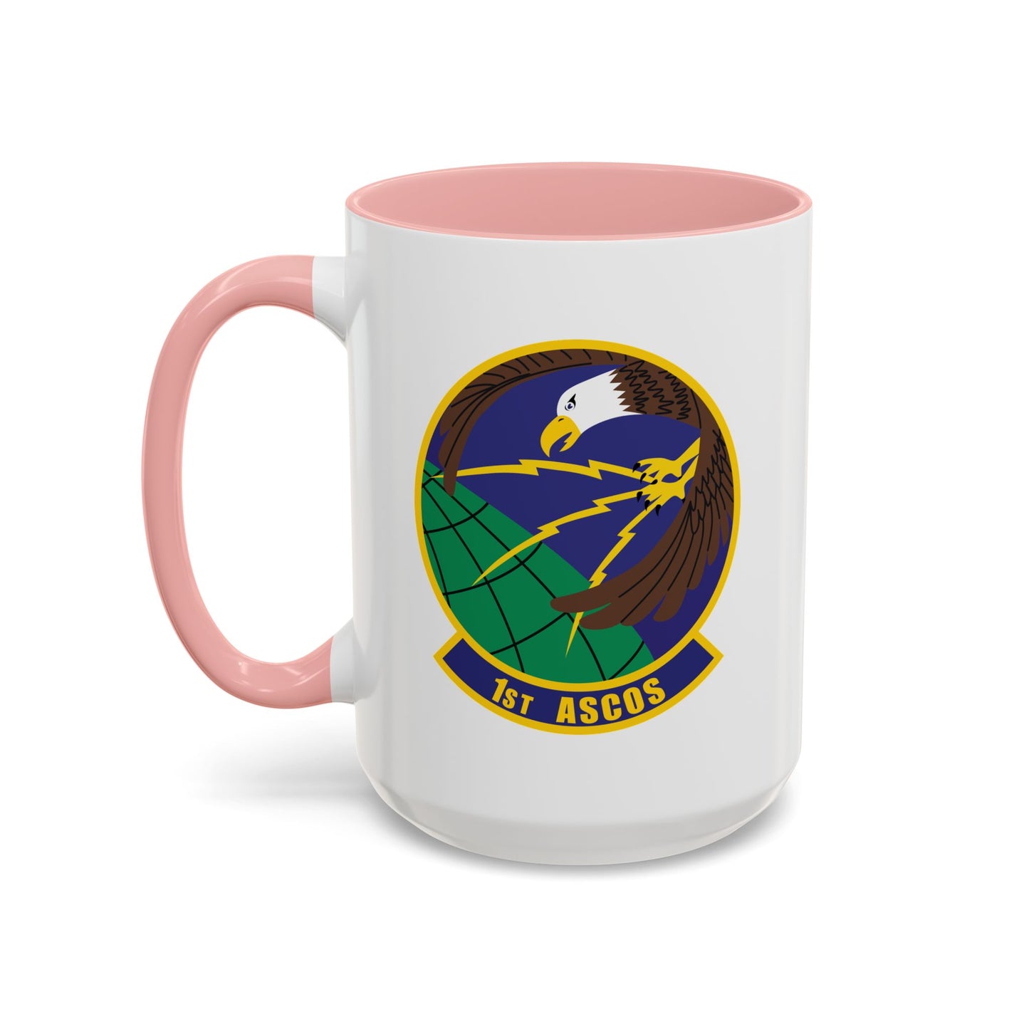 Accent Coffee Mug (11oz & 15oz) - USAF - 1st Air & Space Communications Operations Sq wo txt X 300