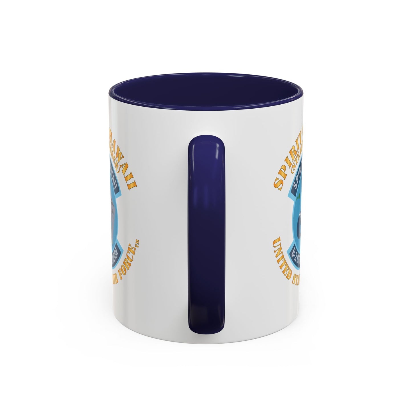Accent Coffee Mug (11oz & 15oz) - USAF - B2 - Spirit of Hawaii - Stealth Bomber X 300