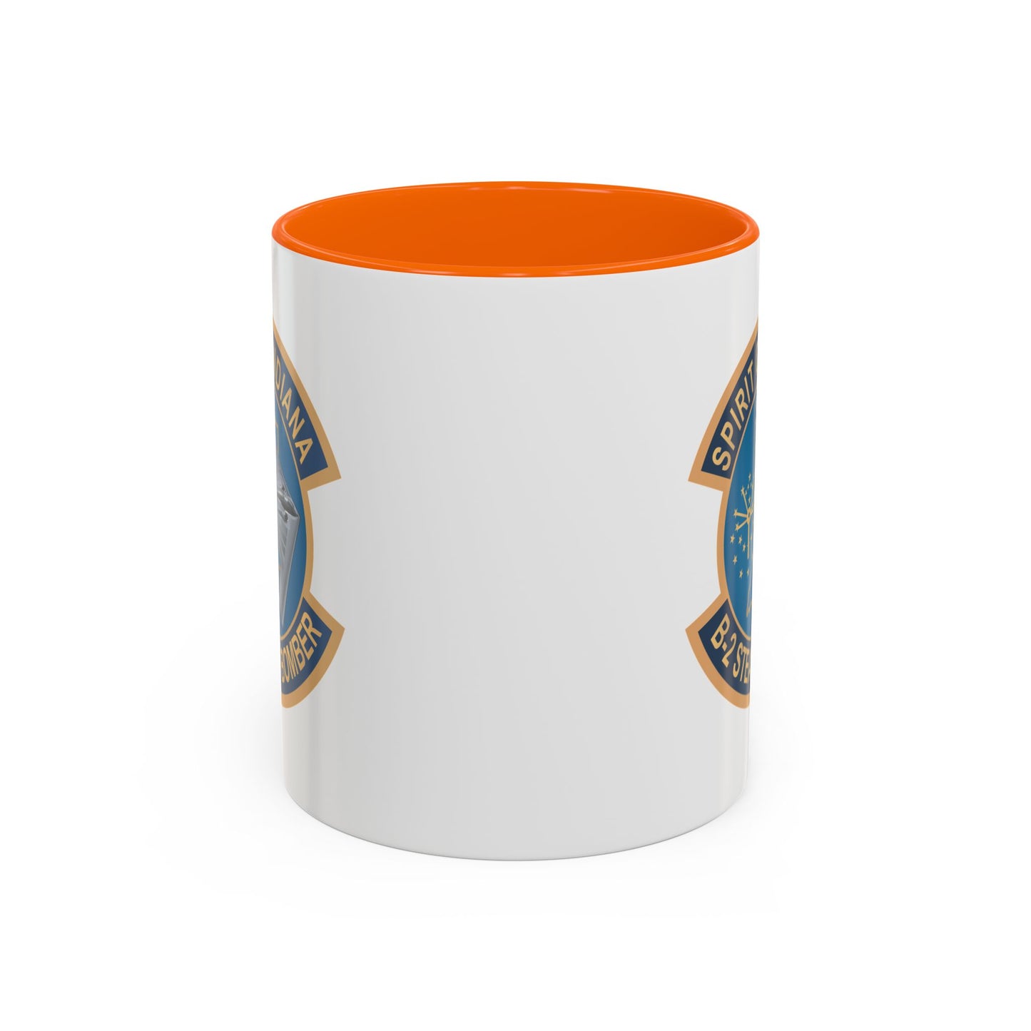 Accent Coffee Mug (11oz & 15oz) - USAF - B2 - Spirit of Indiana - Stealth Bomber wo txt X 300