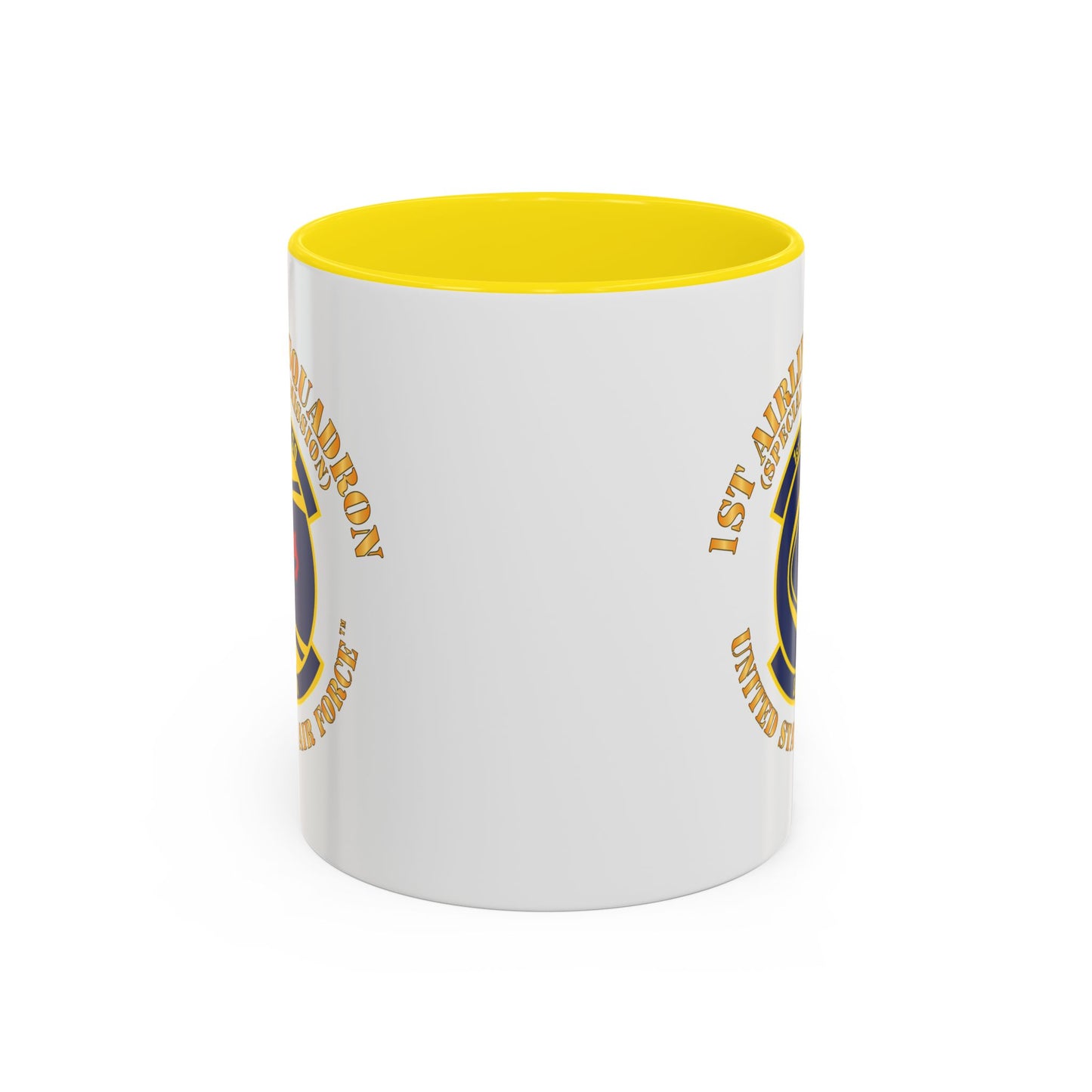 Accent Coffee Mug (11oz & 15oz) - USAF - 1st Airlift Squadron X 300