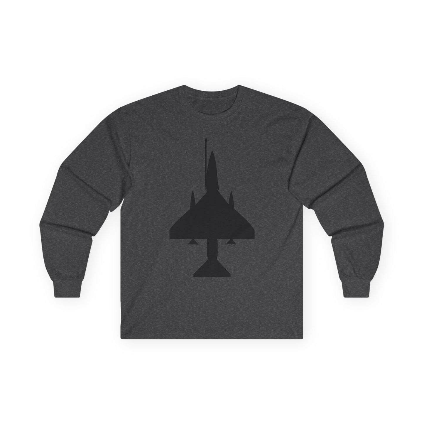 Unisex Ultra Cotton Long Sleeve Tee - Aircraft - A-4 SkyHawk - Top - Silhouette X 300