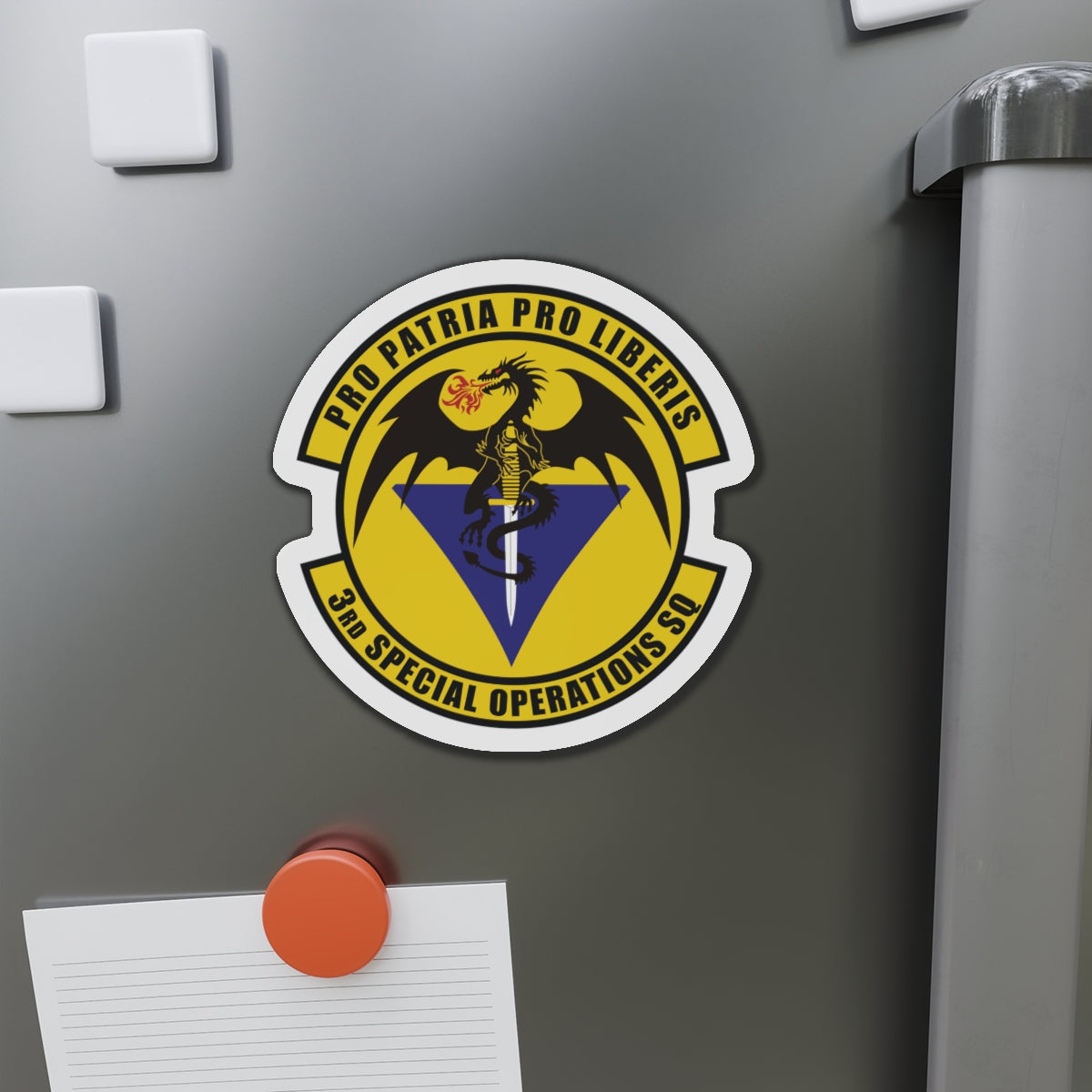 Die-Cut Magnet - USAF - 3rd Special Operations Squadron wo txt