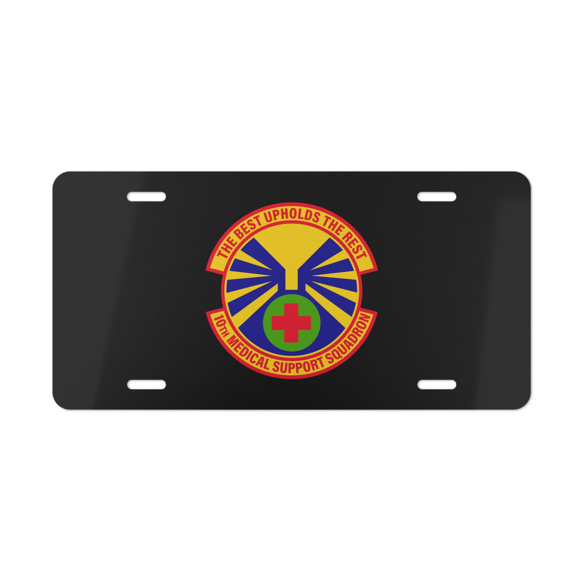License Plate - USAF - 10th Medical Support Squadron wo txt