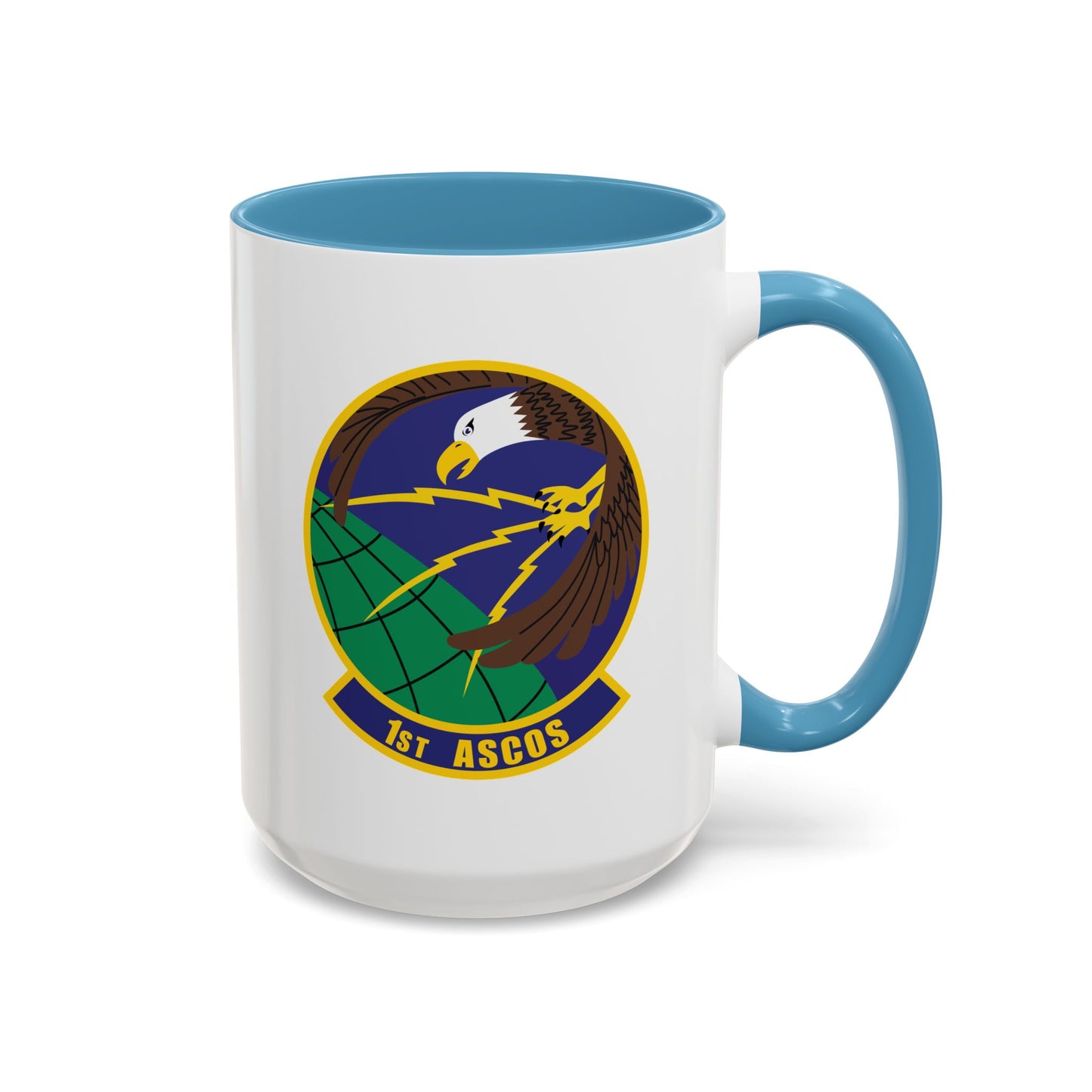 Accent Coffee Mug (11oz & 15oz) - USAF - 1st Air & Space Communications Operations Sq wo txt X 300