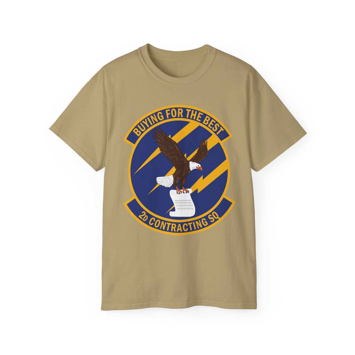 Unisex Ultra Cotton Tee -USAF - 2d Contracting Squadron wo txt