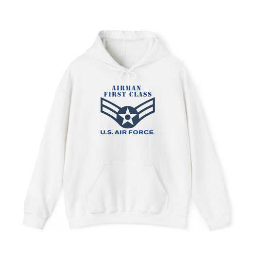 Unisex Heavy Blend Hooded Sweatshirt - USAF - Airman - First Class (E3) - 2020 - US Air Force w Text X 300