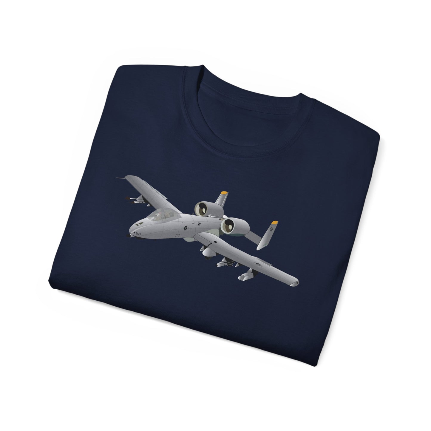 Unisex Ultra Cotton Tee - Aircraft - A10 - Front - Top - Oblique X 300