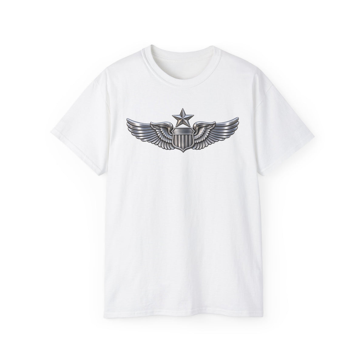 Unisex Ultra Cotton Tee - USAF - Senior Pilot Badge wo txt - 3D - Enhanced