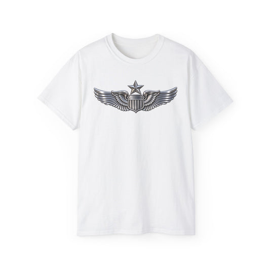 Unisex Ultra Cotton Tee - USAF - Senior Pilot Badge wo txt - 3D - Enhanced
