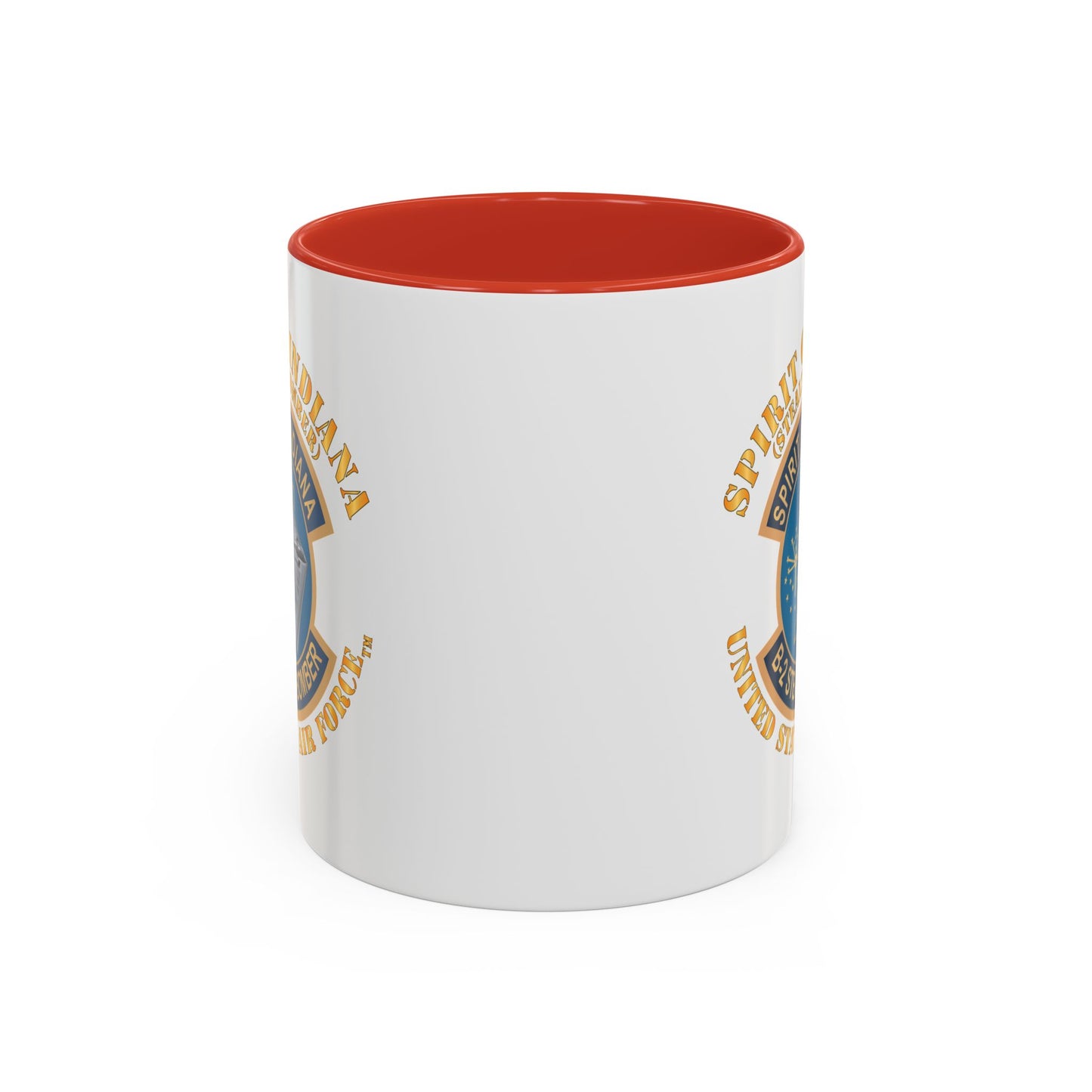 Accent Coffee Mug (11oz & 15oz) - USAF - B2 - Spirit of Indiana - Stealth Bomber X 300