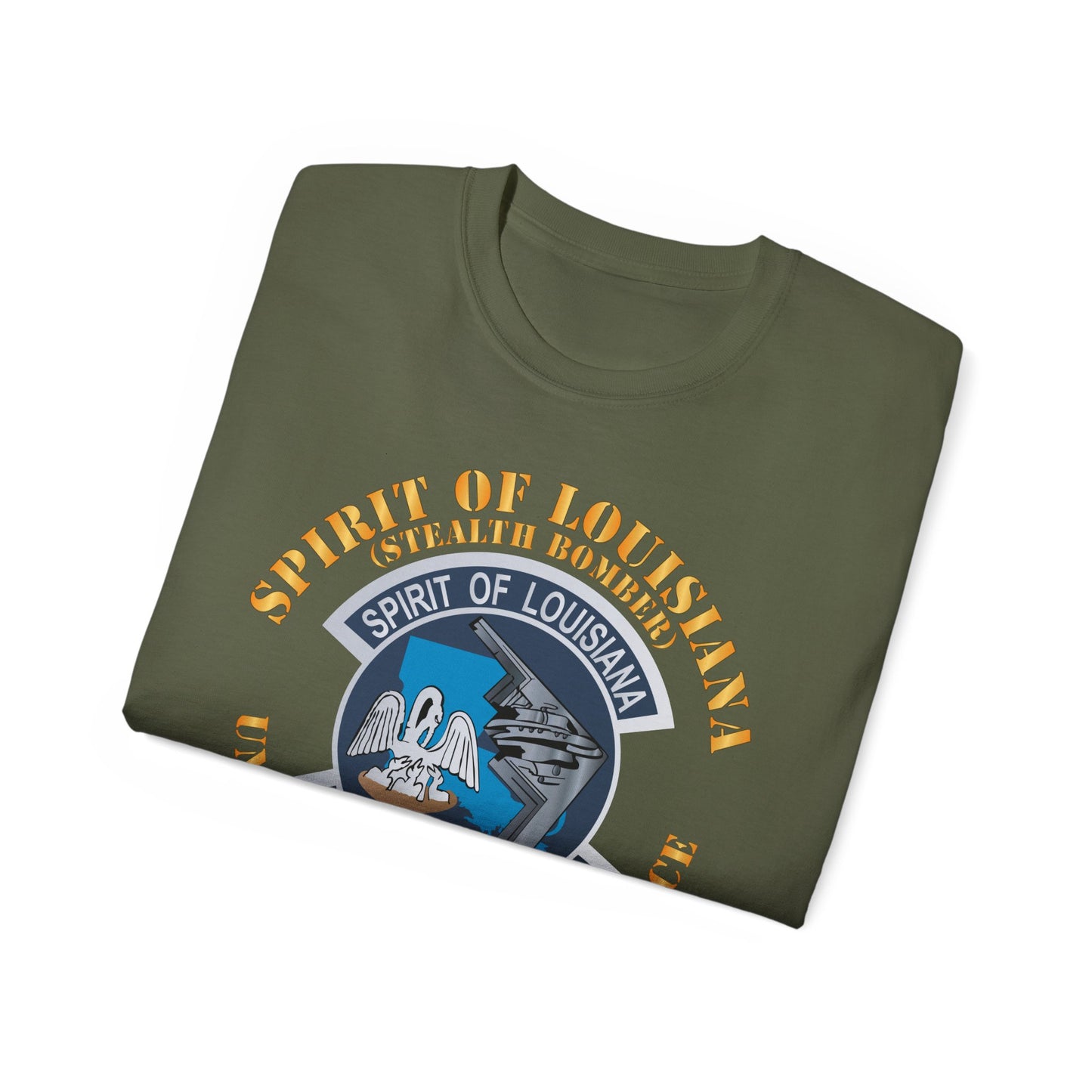 Unisex Ultra Cotton Tee - USAF - B2 - Spirit of Louisiana - Stealth Bomber X 300