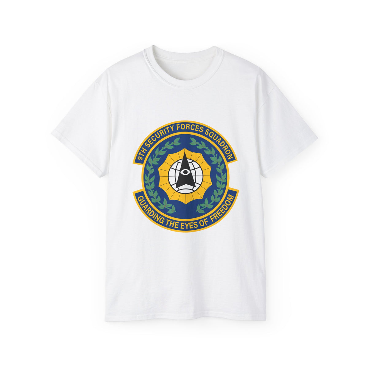 Unisex Ultra Cotton Tee - USAF - 9th Security Forces Squadron wo txt X 300