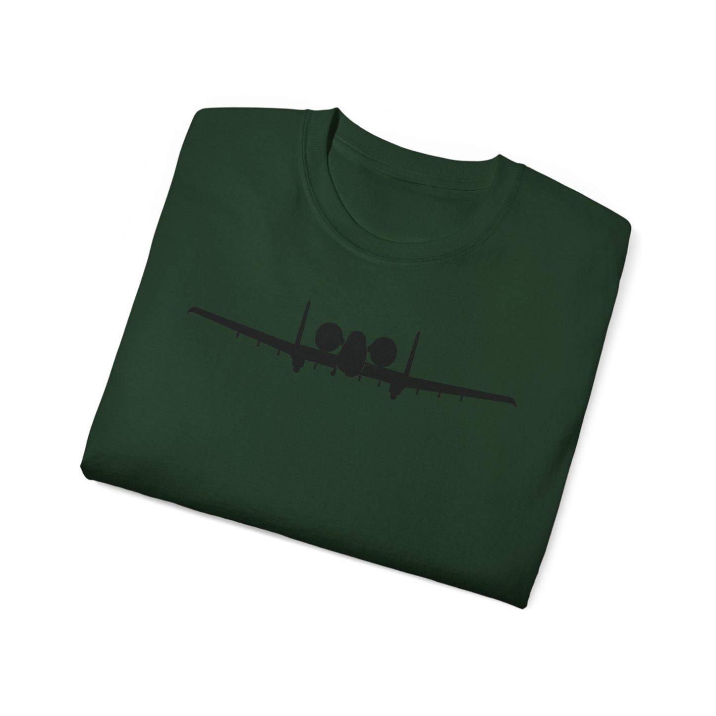 Unisex Ultra Cotton Tee - Aircraft - USAF - A-10 Thunderbolt II - Front - Silhouette X 300