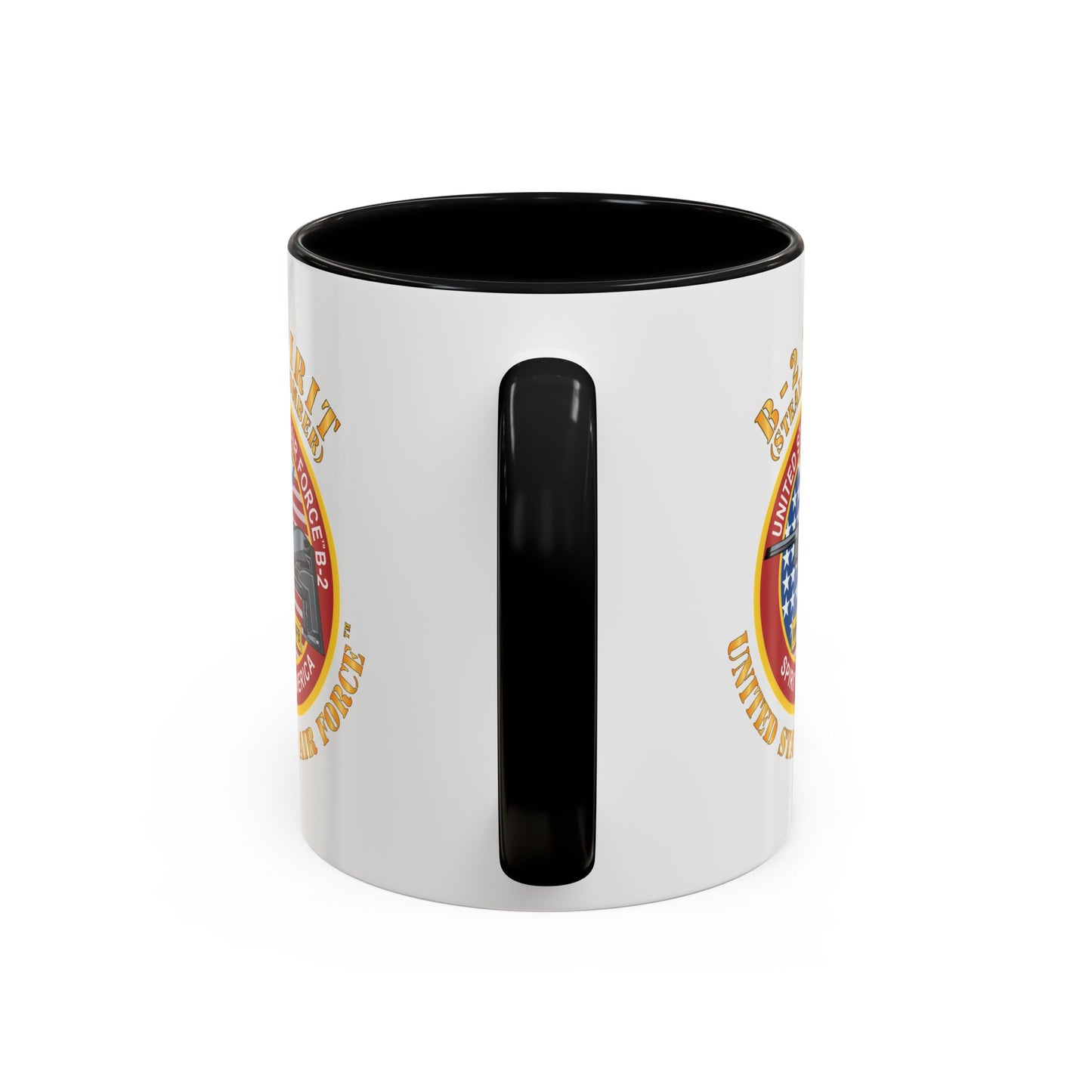 Accent Coffee Mug (11oz & 15oz) - USAF - B2 - Spirit - Stealth Bomber X 300