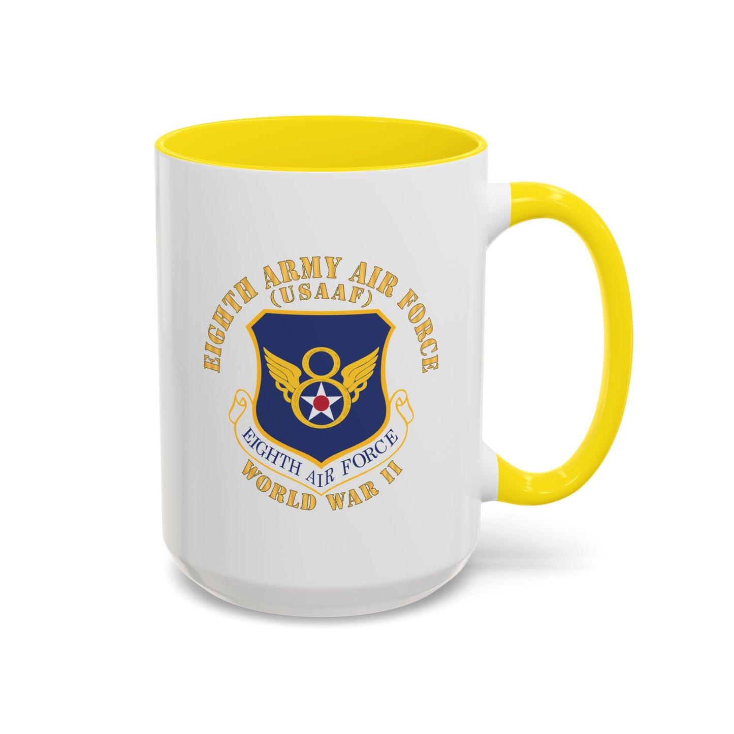 Accent Coffee Mug (11oz & 15oz) - USAF - 8th Air Force - WWII X 300