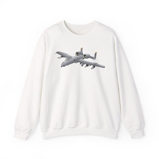 Crewneck Sweatshirt - Aircraft - A10 - Front - Top - Oblique X 300