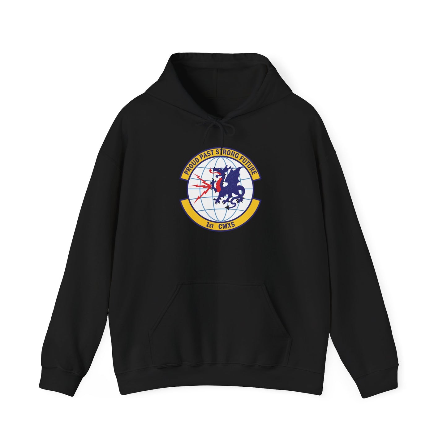 Unisex Heavy Blend Hooded Sweatshirt -USAF - 1st Communications Maintenance Squadron(USAFE) wo txt
