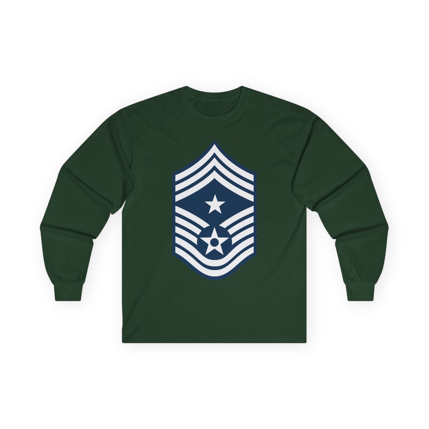 Unisex Ultra Cotton Long Sleeve Tee - USAF - Command Chief Master Sergeant (E9c) - 2020