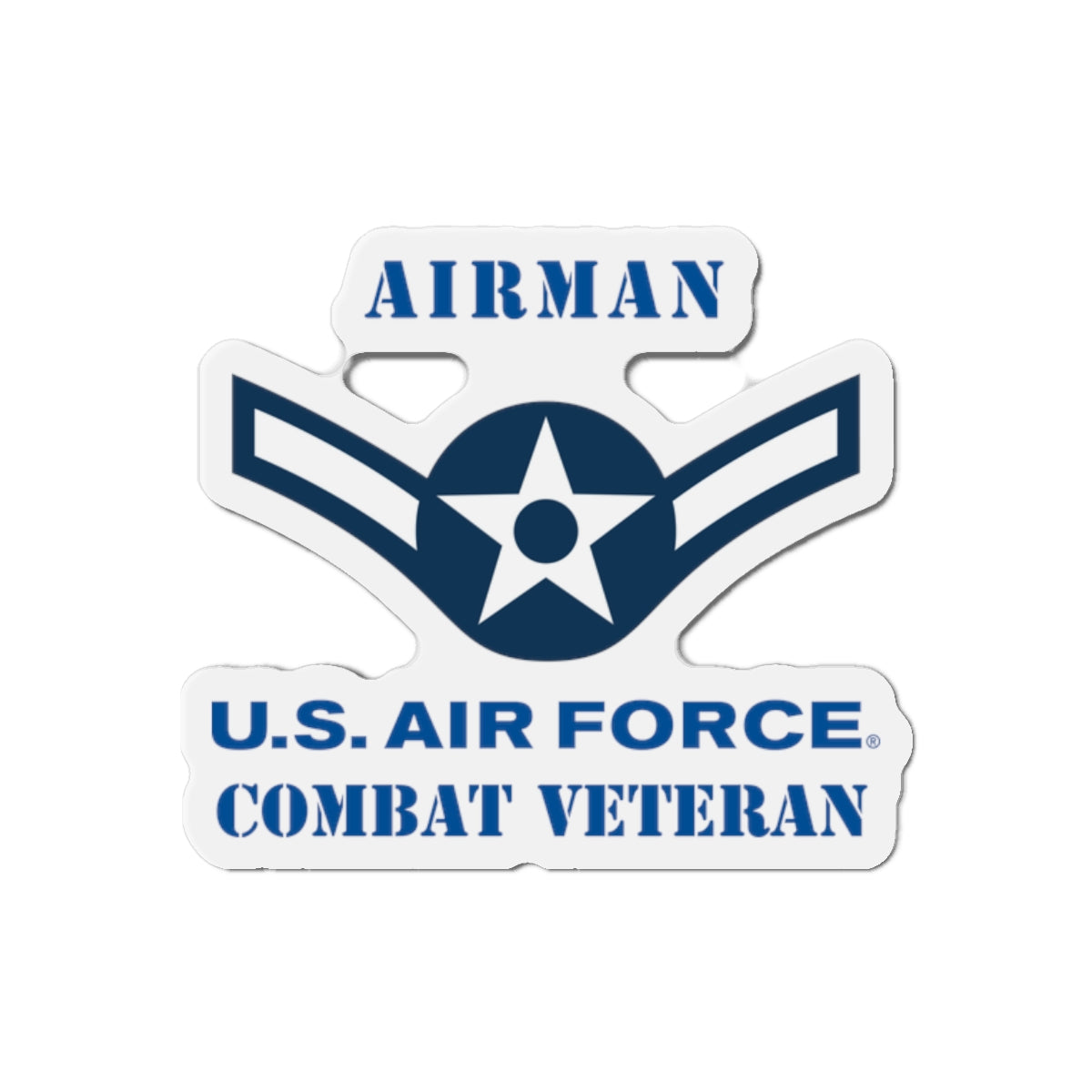 Die-Cut Magnet - USAF - Airman (E2) - 2020 - US Air Force - Combat Veteran