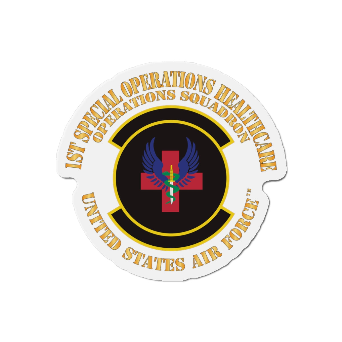 Die-Cut Magnet - USAF - 1st Special Operations Healthcare Operations Squadron X 300