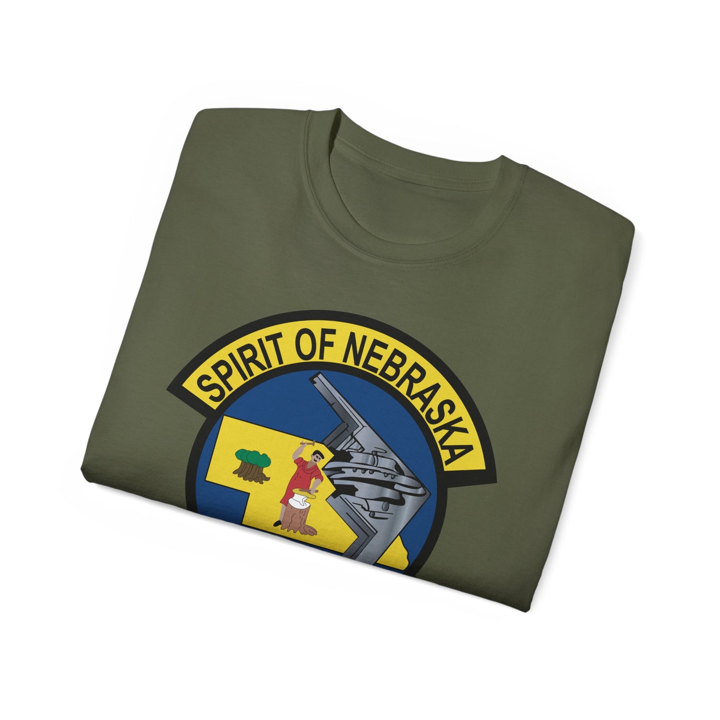 Unisex Ultra Cotton Tee - USAF - B2 - Spirit of Nebraska - Stealth Bomber wo txt X 300