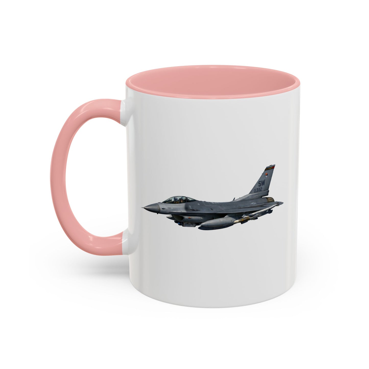 Accent Coffee Mug (11oz & 15oz) - USAF - F-16 Fighting Falcon wo txt X 300
