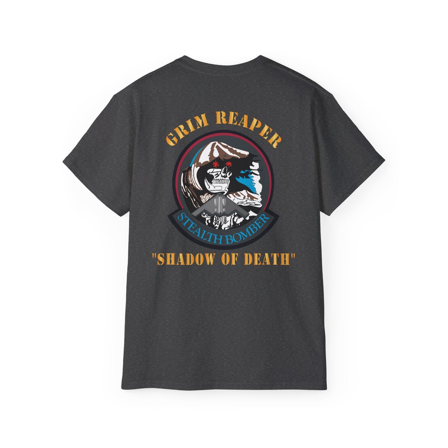 Unisex Ultra Cotton Tee - USAF - B2 - Grim Reaper - Stealth Bomber X 300