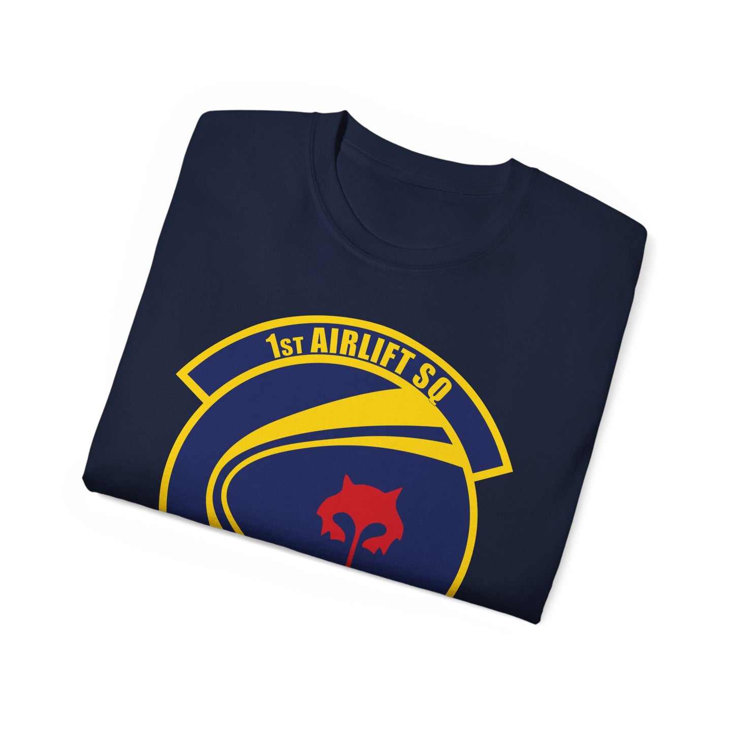 Unisex Ultra Cotton Tee - USAF - 1st Airlift Squadron wo txt X 300