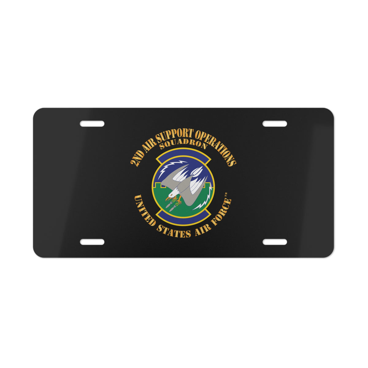 License Plate - USAF - 2nd Air Support Operations Squadron