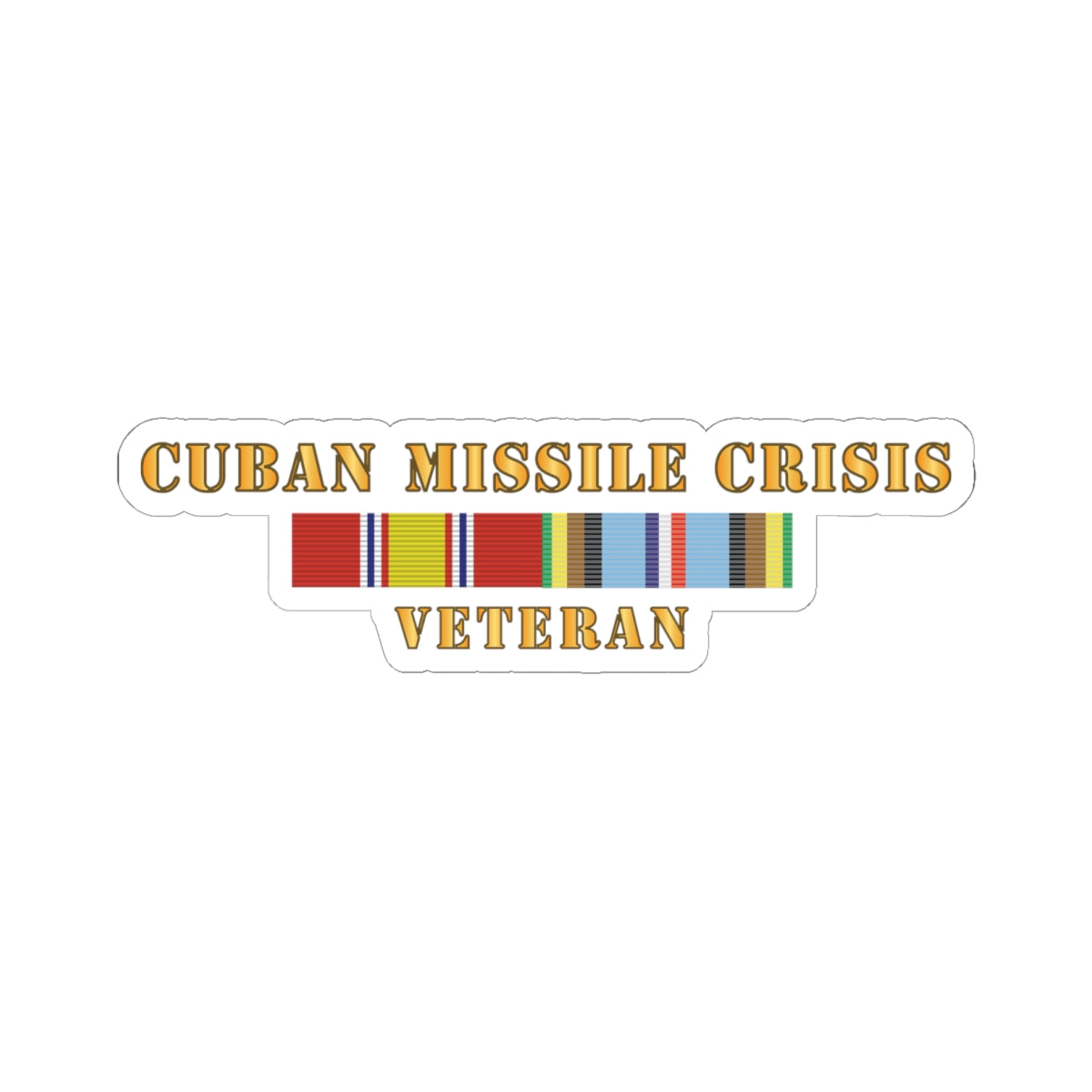 Kiss-Cut Stickers - USAF - Cuban Missile Crisis w AFEM COLD SVC X 300