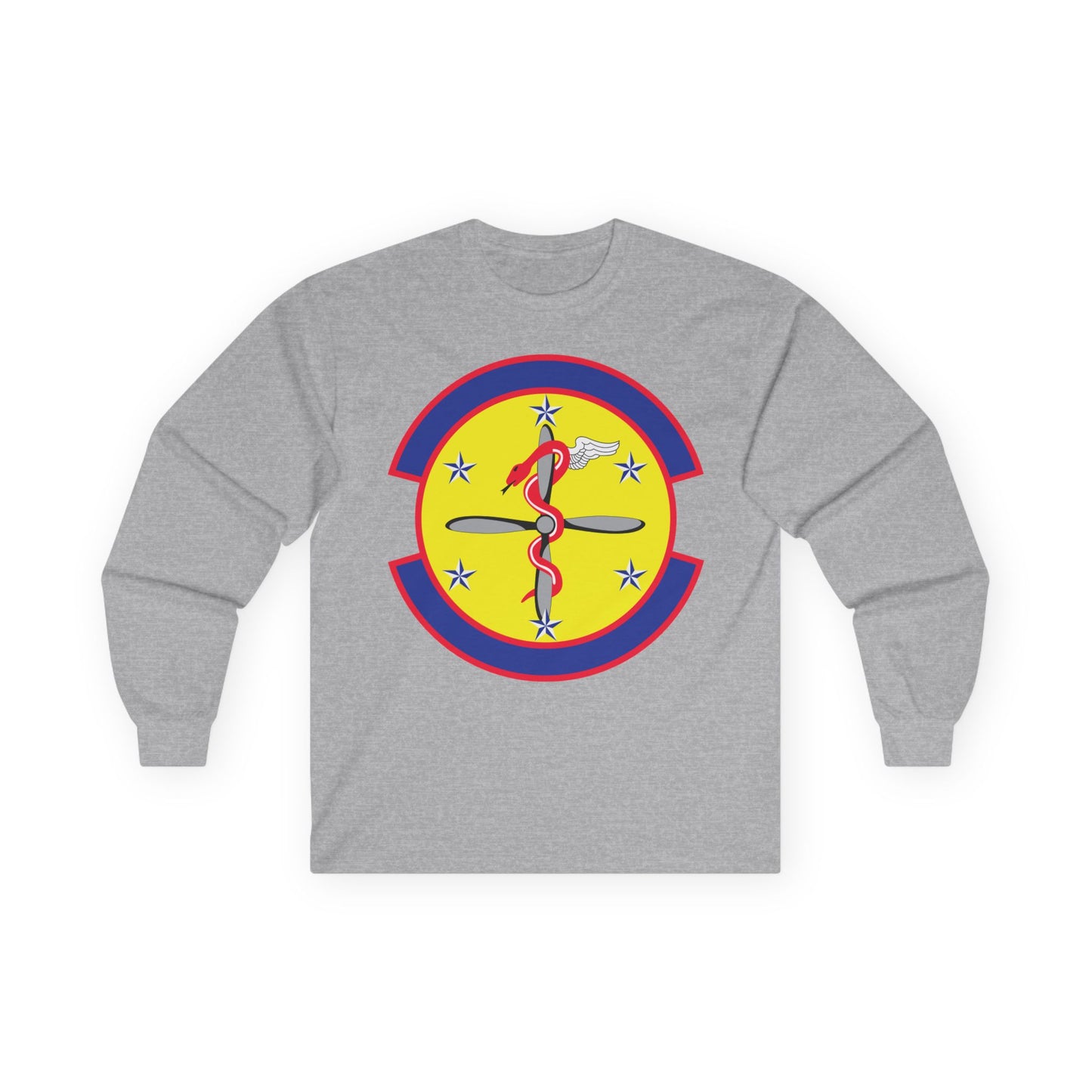 Unisex Ultra Cotton Long Sleeve Tee - USAF - 2nd Operational Medical Readiness Squadron wo txt